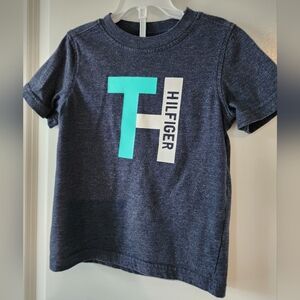 3t Tommy Hilfiger‎ gray blue and white "TH" t-shirt